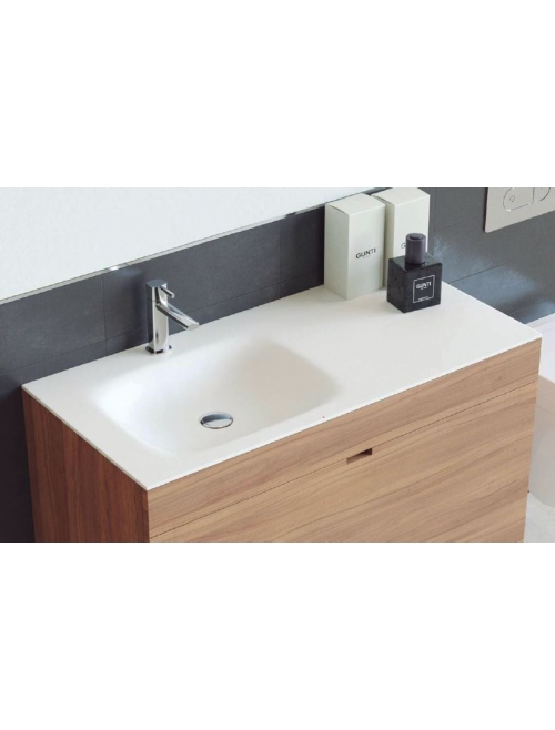 Encimera con lavabo modelo Asthon (seno desplazado).